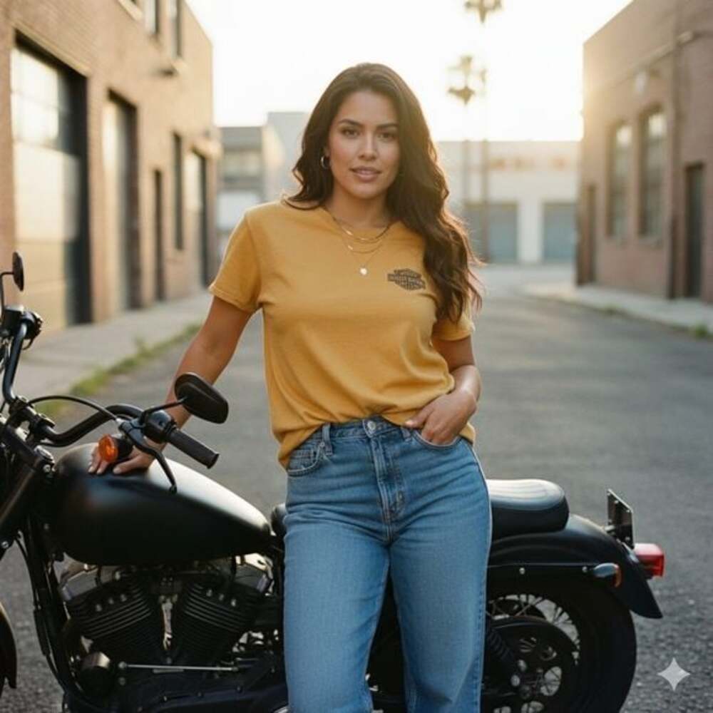 Harley-Davidson Women's Orange Top